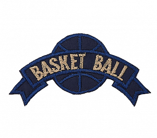Термоаппликация "Basketball" синий